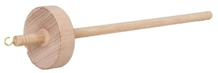 TOGEPP Hölzerne Spinnspindel, handgefertigtes 12,9 Holz-Top-Whurl-Fallspindel-Set – Garnspinner for alle Schwierigkeitsgrade for Wolle, Häkeln und Nähen – ideales DIY-Luxusgeschenk