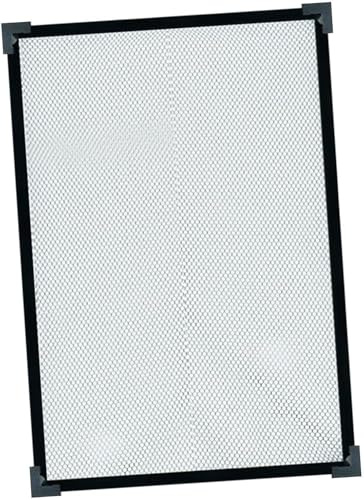 Cubierta para tapa de pecera, red de repuesto antisaltos, pantalla de malla transparente, accesorio resistente, multiusos (100 x 40 cm)