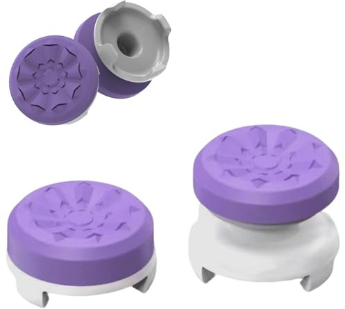 Thumbsticks, palillos de rendimiento, accesorio de controlador elevado, empuñaduras de silicona, para mandos de PS5 y PS4, 1 de alta elevación y 1 de media altura, control y reducción de la fatiga del