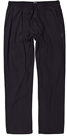 JP 1880 Pantalon de Pyjama Pur Coton Noir 4XL 708406 10-4XL