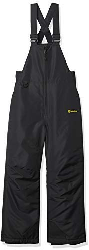 Solstice Apparel Kids Snow Ski Bib Pants, Black, 18