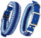 FairPaw Halsband Hund Breit aus Paracord - Nachhaltig & Handgefertigt - Breites Hundehalsband Große Hunde - Hunde Halsbänder geflochten - Dog Collar verstellbar, Für mittelgroße & grosse Hunde, Blau M