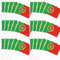 50 Pièces Portugal Drapeau Agité À La Main Mât De Mini Drapeau En Plastique Portugais Pour La Compétition Internationale Soutien Allemagne Fête D'anniversaire Décoration De Jardin D'école