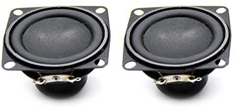 Iyalezirk 2 altavoces de audio 4Ω 10 W 53 mm 2 pulgadas altavoz multimedia altavoz audio DIY para cine en casa