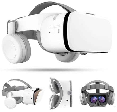Casque de réalité virtuelle, lunettes de réalité virtuelle 3D pour adultes et enfants - Vidéos 3D et jeux - Lunettes de réalité virtuelle pour iPhone 17 16 15 14 13 12 11 Pro X XR SE, Samsung Galaxy