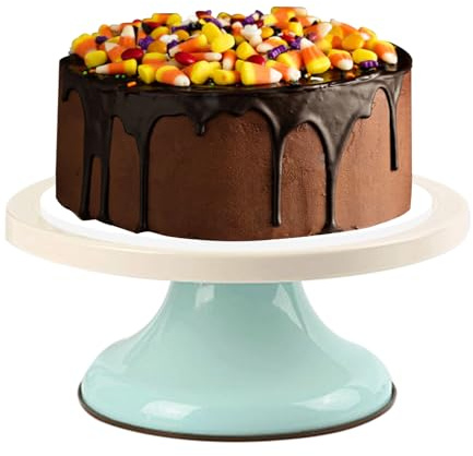 Base Giratoria para Tartas | Bandeja De Servir Alimentos 25 Cm,Giratorio para Decorar Pasteles | para Fiestas Adultos Niños Mesa Comedor