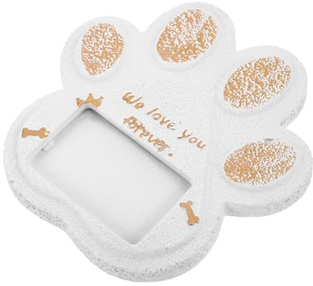 Milisten Marcador Tumba Mascota 15 X 15 Cm Piedra Conmemorativa para Perros y Gatos Placa Exterior Resistente Intemperie para Jardín y Recuerdo Animal