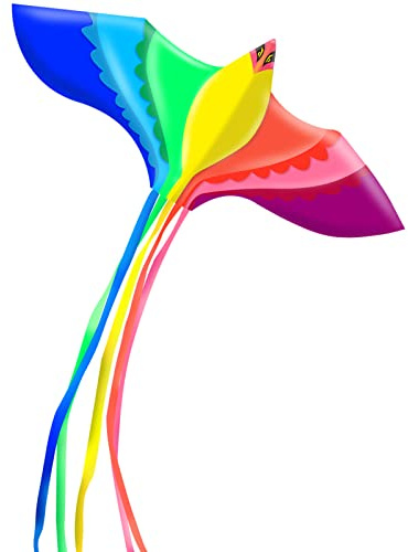 Touch the sky Cerf-Volant Phénix Coloré pour Enfants et Adultes, Facile à Voler, Conception de Structure Unique, Excellents Jeux de Plein Air et Jouets D’activité, Adaptés aux Débutants.