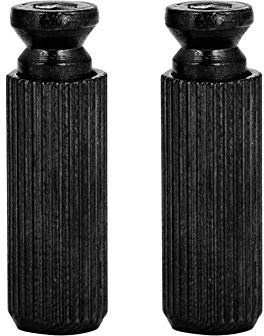 RiToEasysports Perno de Anclaje Tremolo, 2 pcs. Guitarra eléctrica Ajustable de 8 mm. Pernos y Anclas de Puente Tremolo con aleación de Cobre y Zinc para Floyd Rose.(Negro)