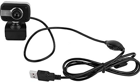 Yosoo Health Gear Web Camera for PC, Laptop Camera USB PC Computer Webcam Clip-on HD Web Camera with Microphone for Video Calling Recording Conferencing