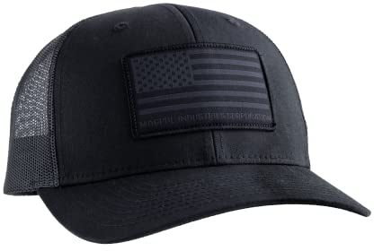 Magpul Trucker Hat Snap Back Baseball Cap, One Size Fits Most, Standard Patch Black
