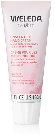Weleda Unscented Hand Cream, 1.7 Fluid Ounce, Plant Rich Moisturizer with Jojoba, Borage and Coconut Oils