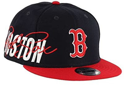 New Era 9Fifty Classic Boston Red Sox KepsEra Herrar - flat brim hatt basebollkeps snapback cap Snapback, med skärm Vinter höst-vinter - One Size mörkblå