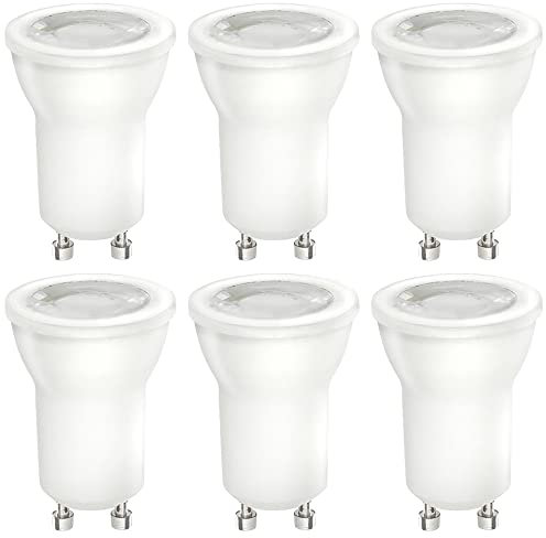 NCC-Licht 6 x LED Leuchtmittel MR11 Reflektor 2W GU10 240lm Tageslicht 6000K kaltweiß 45°