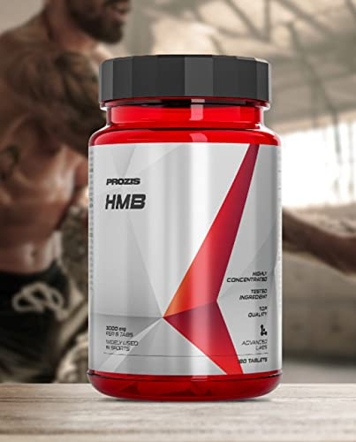 Prozis Hmb 180 capsule- Beta-Idrossi Beta-Metilbutirrato, favorisce aumento massa muscolare