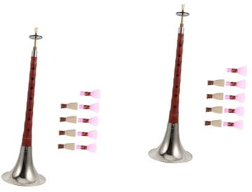 ibasenice 2sets Key Instrument Professional Ethnic Wind Instrument for Beginners Sound Polished Workmanship Random Color