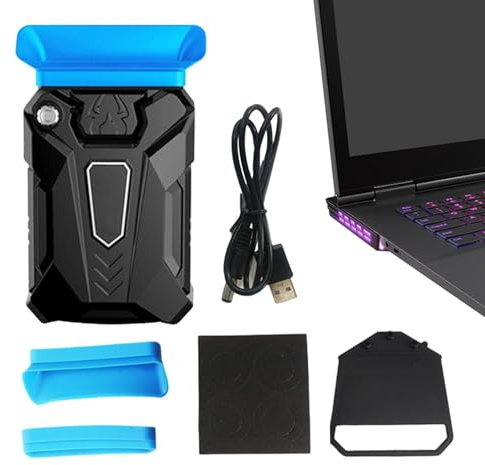 USB-kylfläkt för bärbar dator | liten bärbar laptop-kylare | Manuellt läge
