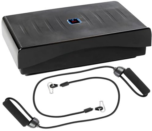 Kryn - Placas de vibración - Máquina de ejercicio de placa de vibración - Plataforma de vibración de entrenamiento de cuerpo entero - Placa vibratoria como equipo de entrenamiento en casa para pérdida