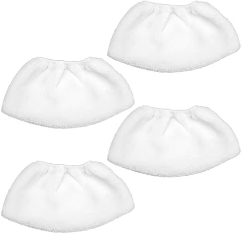 4 Stück Mikrofaser-Tuchset für Kärcher Dampfreiniger Ersatztücher Easyfix SC1, SC2, SC3, SC4, SC5 Zubehör, Waschbar für Dampfreiniger Handgerät