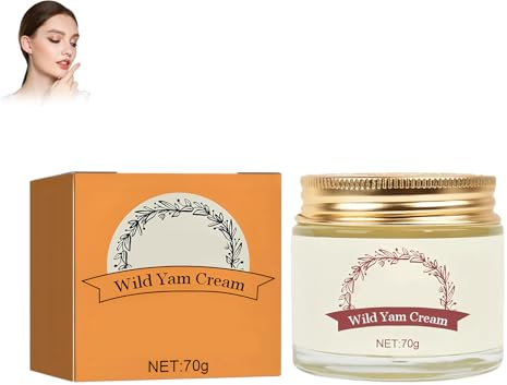 Wonsters 70 g Crema all'igname selvatico, biologica all'igname selvatico per donne, rassodante antirughe, Crema idratante rigenerante