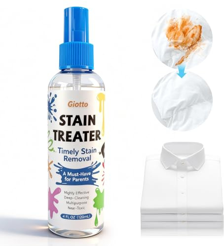 120 ml Spray Détachant, Spray détacheur Avant Lavage, Détachant pour vêtements, Vaporisateur De Les Taches portable, Élimination rapide et efficace des taches de vêtements