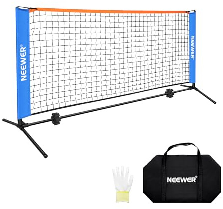 NEEWER Red Ancha de Pickleball, Accesorios pequeños y Plegables para Entrenamiento y práctica de Pickleball en Interiores y Exteriores, sin Necesidad de Herramientas.
