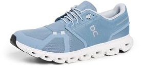 On Cloud 6 Herren-Sneaker, Chambray/Weiß, 47.5 EU
