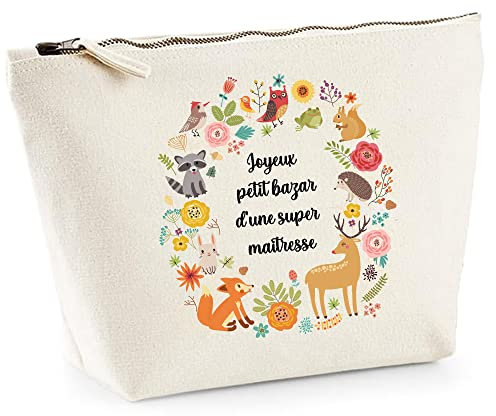 Super Lehrer-Tasche aus dem Wald, natur, 13X12,5X6cm