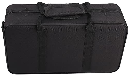 Sac Pour Clarinette, Sac De Sotrage En Tissu Oxford épais Rembourré En Mousse Noire LADE Avec Sangle Pour Accessoires D'instruments De Musique Pour Clarinette