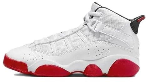 Jordan Little Kid's 323432 160 Ringe, weiß/universitätsrot/schwarz, 6 Stück, White/University Rot-Schwarz, 13 Little Kid