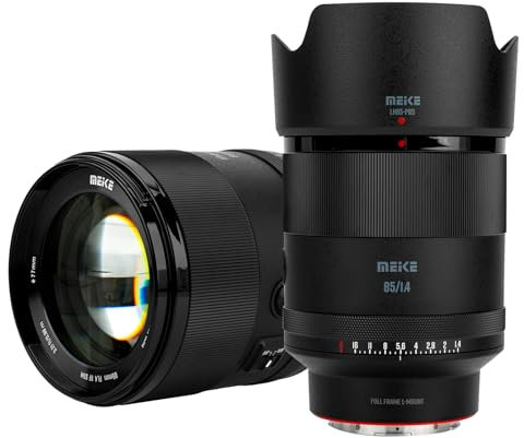 Meike 85mm F1.4 Auto Focus Medium Telephoto STM Full Format Portrait Lente Compatible con Panasonic Lumix Sigma Leica L-Mount cámaras S1H S1 S5 S5 Mark II S1R S9 SL SL2 FP FPL