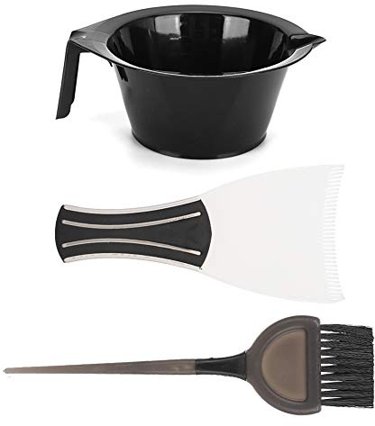 NDiyueAa Kit per evidenziazione dei capelli per stilisti, strumenti professionali per applicare la tintura per capelli con impugnatura antiscivolo, pettine antistatico, ciotola