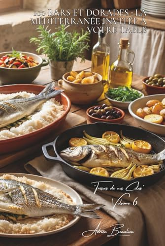 100 bars et dorades : la Méditerranée invitée à votre table: En croûte de sel, farcis aux herbes, au four... l'art de vivre du Sud en poisson