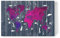 artboxONE Leinwand 120x80 cm Reise World map 42 Purple von Justyna Jaszke