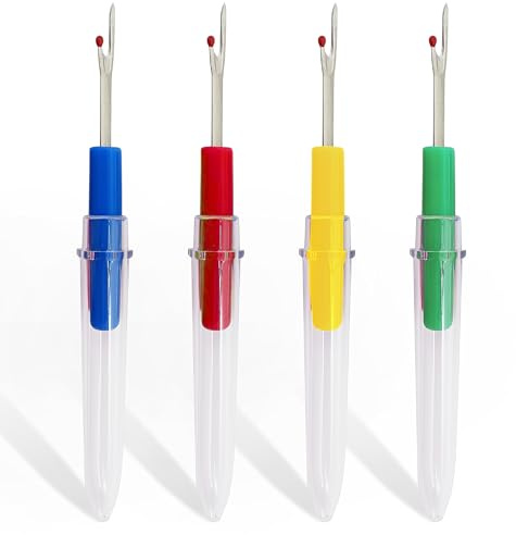 Seam Ripper With Cap And Safety Cover, Stitch Unpicker, 1 Pc