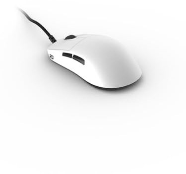 ENDGAME GEAR OP1 8k v2 White – eSports Gaming Mouse with Cable, 30K DPI Optical Sensor, 8000Hz Polling, Hot-Swappable Switches & Claw-Grip Design