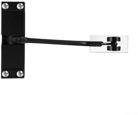 Oniissy Cierrapuertas automático para puertas de 20 a 40 kg, sistema de amortiguación hidráulica con velocidad de cierre ajustable, ángulo de apertura máximo de 175°, acero inoxidable y aleación de