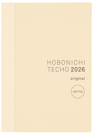 Hobonichi Techo 2026 Original Book - A6, Japanese, Daily, Starts in April, Starts on Monday, Planner
