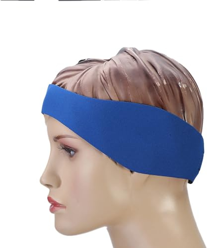 Tbest Banda para Las Orejas para Niños Banda para Las Orejas para Niños Diadema para Natación para para la Cabeza con de Natación Diadema Elástica de Neopreno (Blue)