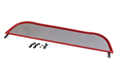 GermanTuningParts Déflecteur de Vent pour Mercedes SLK 170 (1996-2004) - Rouge | Filet Anti-Remous Coupe | Déflecteur d'air