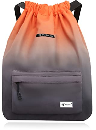 Risefit Waterproof Swimming Bags Drawstring Gym Bags Beach Bags Backpacks for Adults