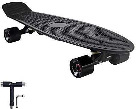 WHOME Skateboards – 27 Zoll Cruiser Skateboard Komplett für Erwachsene/Kinder Mädchen/Jungen Anfänger/Profi inkl. T-Tool