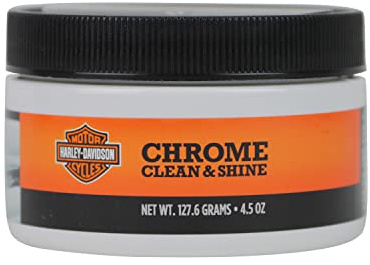 HARLEY-DAVIDSON Chrome Clean & Shine - Detergente per la cura e la lucidatura (127 g), 1 x 127,60 g