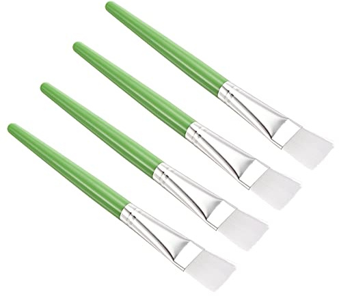 PATIKIL Succulent Cleaning Brush 4Pack 152mm Gardening Tools Plant Brush for Garden Green Handle