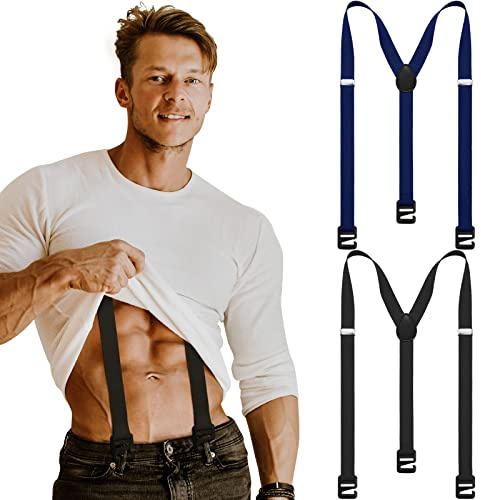Janmercy 2 tirantes ocultos para hombre, senderismo, invierno al aire libre, pantalón de esquí