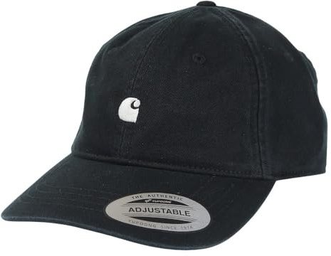 Carhartt WIP Schwarze Mütze für Damen und Herren mit Stickerei Logo Uni, Schwarz