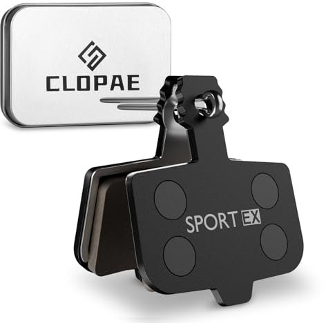 CLOPAE Cykelbromsbelägg för Avid Elixir 1 3 5 7 9 R, kompatibel med SRAM Level T TL TLM-bromsar, högpresterande harts hållbara, bromsbelägg för elcyklar och MTB (1 par)
