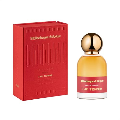 Bibliotheque de Parfum I Am Tender Eau de Parfum für Frauen, süß-fruchtiger Duft, verspieltes und zartes Damen Parfüm mit Noten von Kokosnuss, Mandel, Vanille, Schokolade & Guajakholz, 50 ml