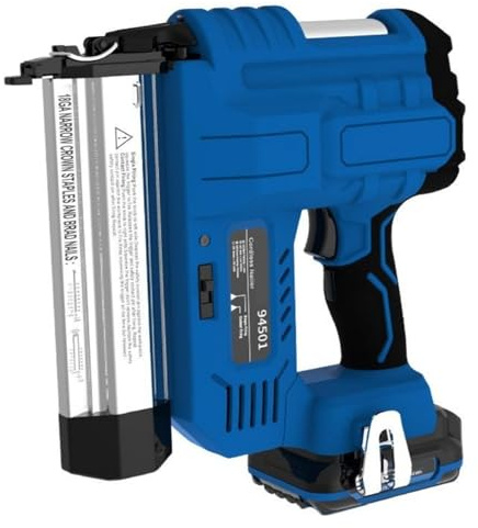 18 Gauge Cordless Electric Nail Gun Nails Nailing Machine with 40mm 50mm Rechargeable Nailer DIY Power Tool Efficient Accurate Stapling