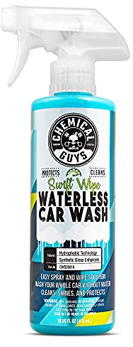 Chemical Guys Swift Wipe Sprayable Waterless Car Wash Spray - Spray and Wipe to Safely Clean and Shine Cars, Trucks, Motorcycles, RV & More, High Lubrication Formula, 16 oz